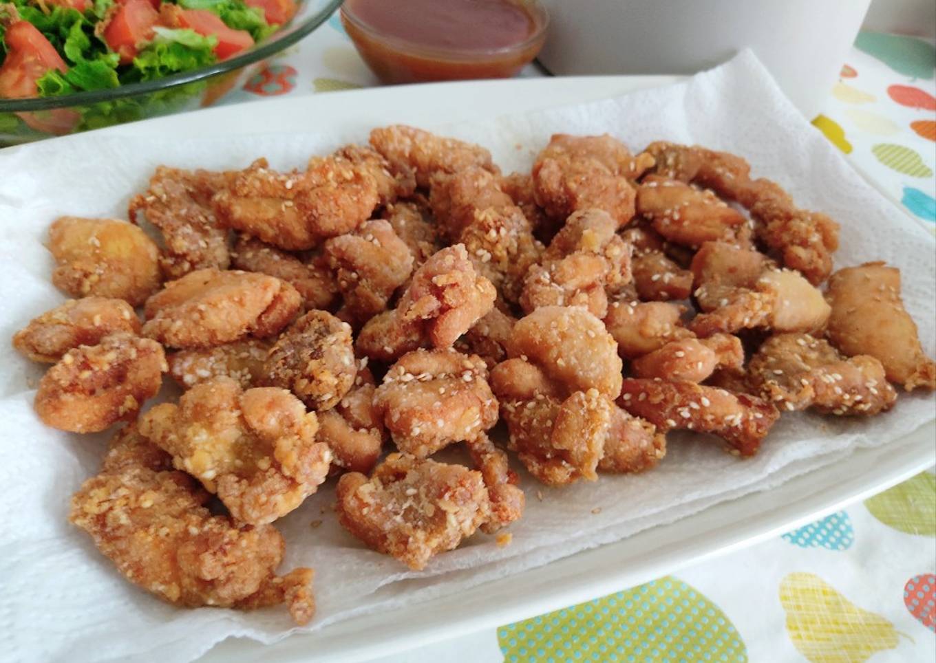 Pollo frito estilo oriental
