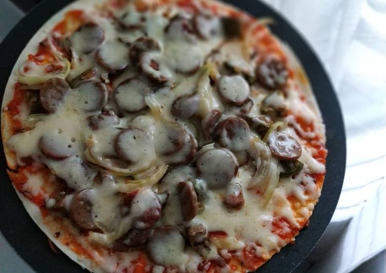 Bagaimana Membuat Pizza kulit Kebab, Bikin Ngiler