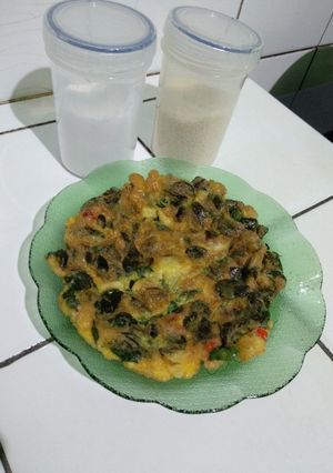 Foto resep Telur Dadar Daun Kelor (Marungga)