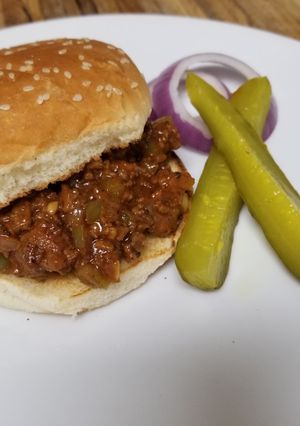 A picture of Homemade Sloppy Joes.