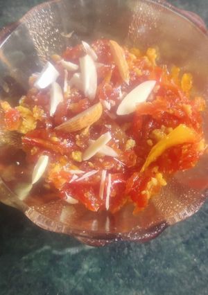 A picture of Gajar Halwa.