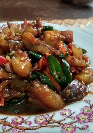 Foto resep Tumis kikil kecap pedas (gak bau)
