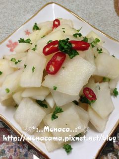 涼拌大頭菜 的食譜成品照片