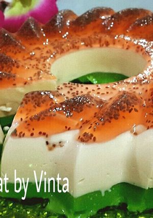 Foto resep Puding susu alpukat keto / debm #keto