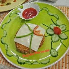 A picture of Chicken corn sandwiches    #KokabandCookpad.