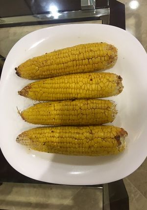عکسی از دستور ذرت كبابی در فر