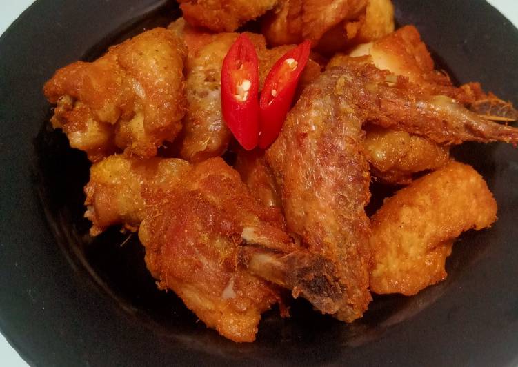 9 Resep: Ayam goreng bumbu ungkep Anti Gagal!