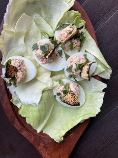 A picture of Deviled Eggs.