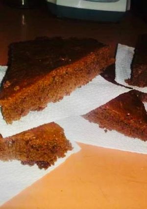Una foto de Brownie al microondas