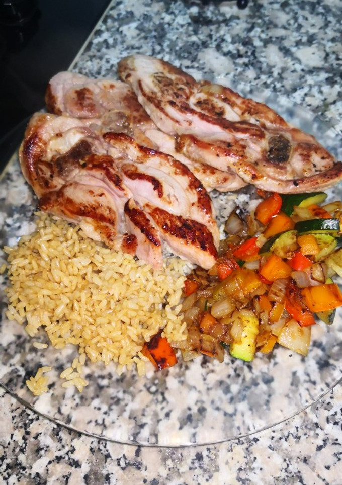 Una foto de Plato mix fit
