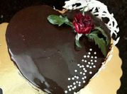A picture of chocolate hearts