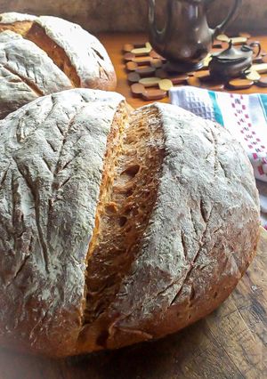 Una foto de Pan de harina integral y salvado de trigo