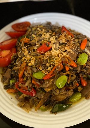 Foto resep Oseng jantung pisang (ontong)