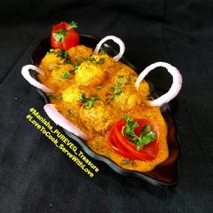 A picture of Kashmiri Dum Aloo.