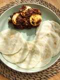 Malabar Pathiri/ Rice rotti with egg roast#malabarrecipe