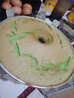 Foto resep Chiffon Cake Pandan without Baking and Cream of tar-tar
