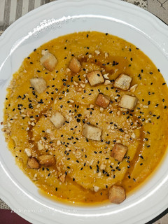 Una foto de Crema de coliflor