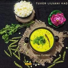 A picture of Fresh Tuver Lilva Ni Kadhi (Pigeon Peas Kadhi).
