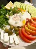 Eggs Veggie Mushroom With Salad