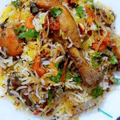 A picture of Thalassery Biryani.