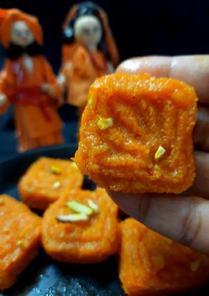 গাজরের সন্দেশ (Gajor sandesh recipe in Bengali) রেসিপির প্রধান ছবি