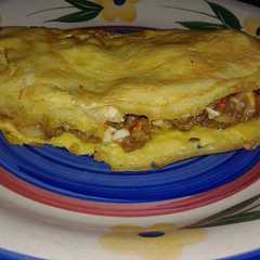 A picture of Omelette de carne☺.