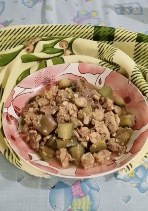 Foto resep Oseng Tempe Daging Terong