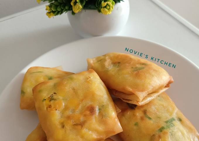 Anti Ribet, Memasak Martabak Bakwan Jagung Ekonomis Untuk Dijual