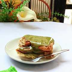 Roti panggang teflon olesan susu matcha-レシピのメイン写真