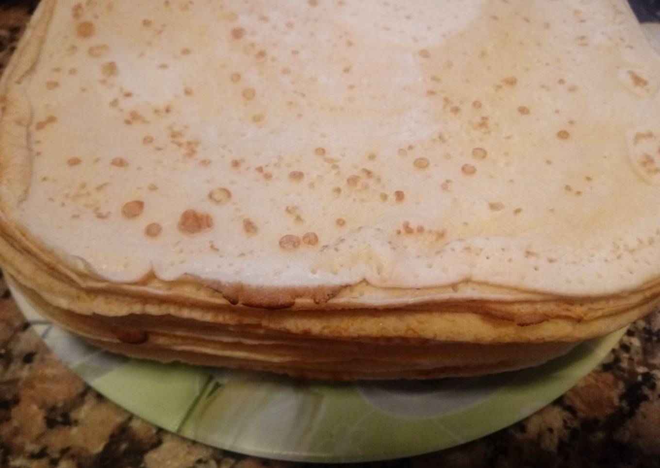 Creps 3-2-1 (para milhojas de fiambre) 🌲🌲🌲