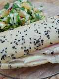 Sándwich de ciabatta multicereal con ensalada