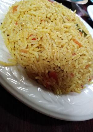 صورة لوصفة رز مبهر مع الجزر