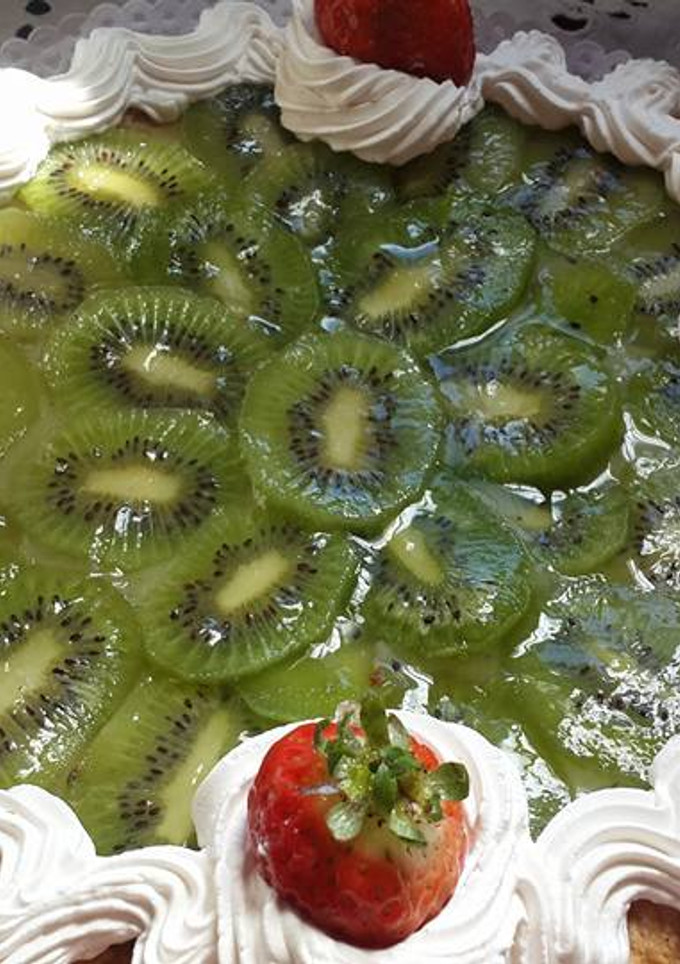 Una foto de Tarta de kiwis