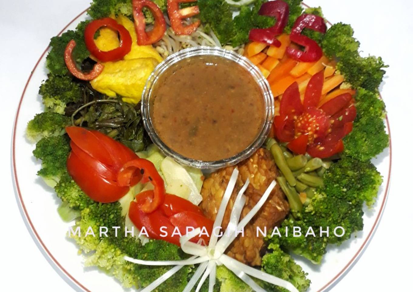 Tumpeng Pecel Sederhana