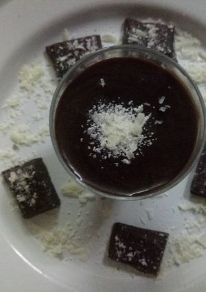 A picture of Chocolate dip/sauce.