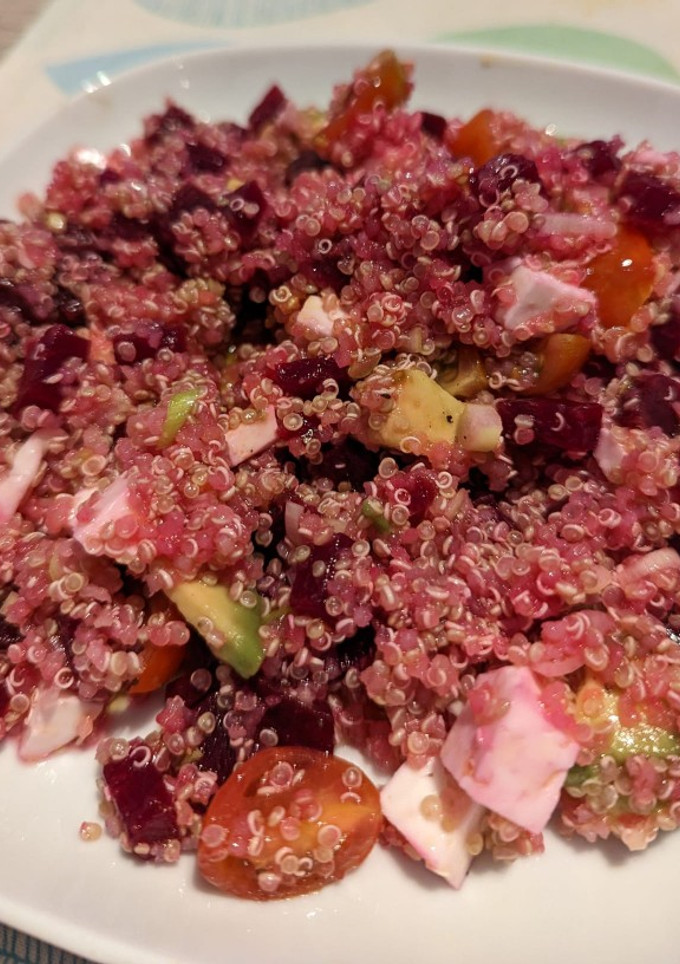 Una foto de Ensalada de quinoa
