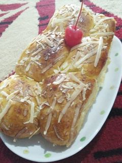 Foto resep Roti Sobek Pisang Keju
