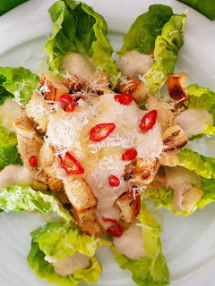 Una foto de Mi ensalada césar 🔥🔥🔥🔥