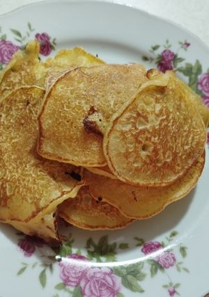 عکسی از دستور پنکیک زعفرانی 😋👩🏻🍳