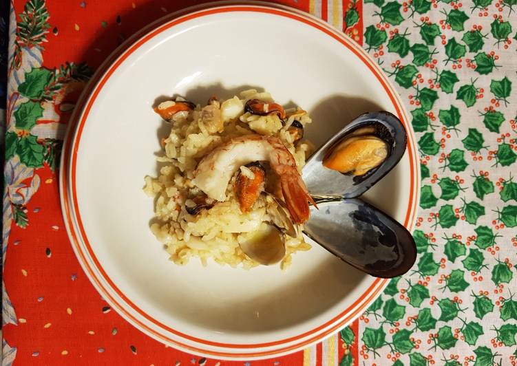 Risotto ai frutti di mare ricetta di casa mia