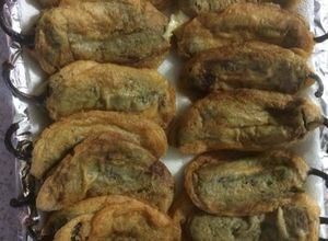 Una foto de Chiles rellenos de requesón