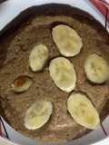⁝ ༘ ⃗ Keke de plátano con "avena" (sin horno) :･ﾟ