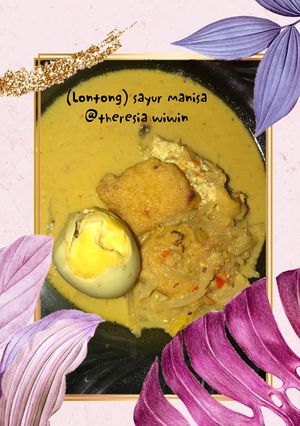 Foto resep (Lontong) sayur manisa