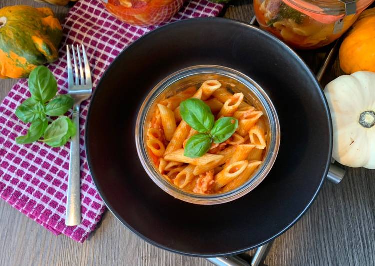 Penne all’Amatriciana in Vasocottura al Microonde