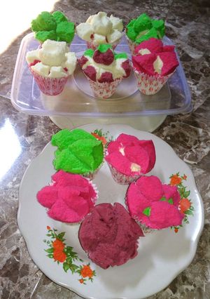 Foto resep Bolu kukus ketawa gembira ria,,,😀😁😂lembuuuuttt bgt,☺
