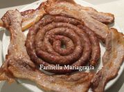 A picture of fried sausages