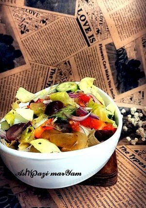عکسی از دستور سالاد انگور 🍇