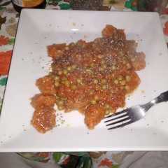 Una foto de Ñoquis (GNOCCHI)de calabaza Vegano vegano posta!!!
