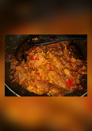 Foto resep Daging sapi pedas manis