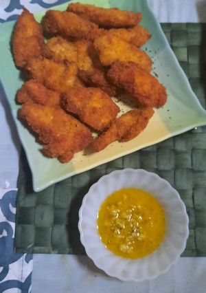 Foto resep Ayam Lapis Saus Mentega Bawang Lemon